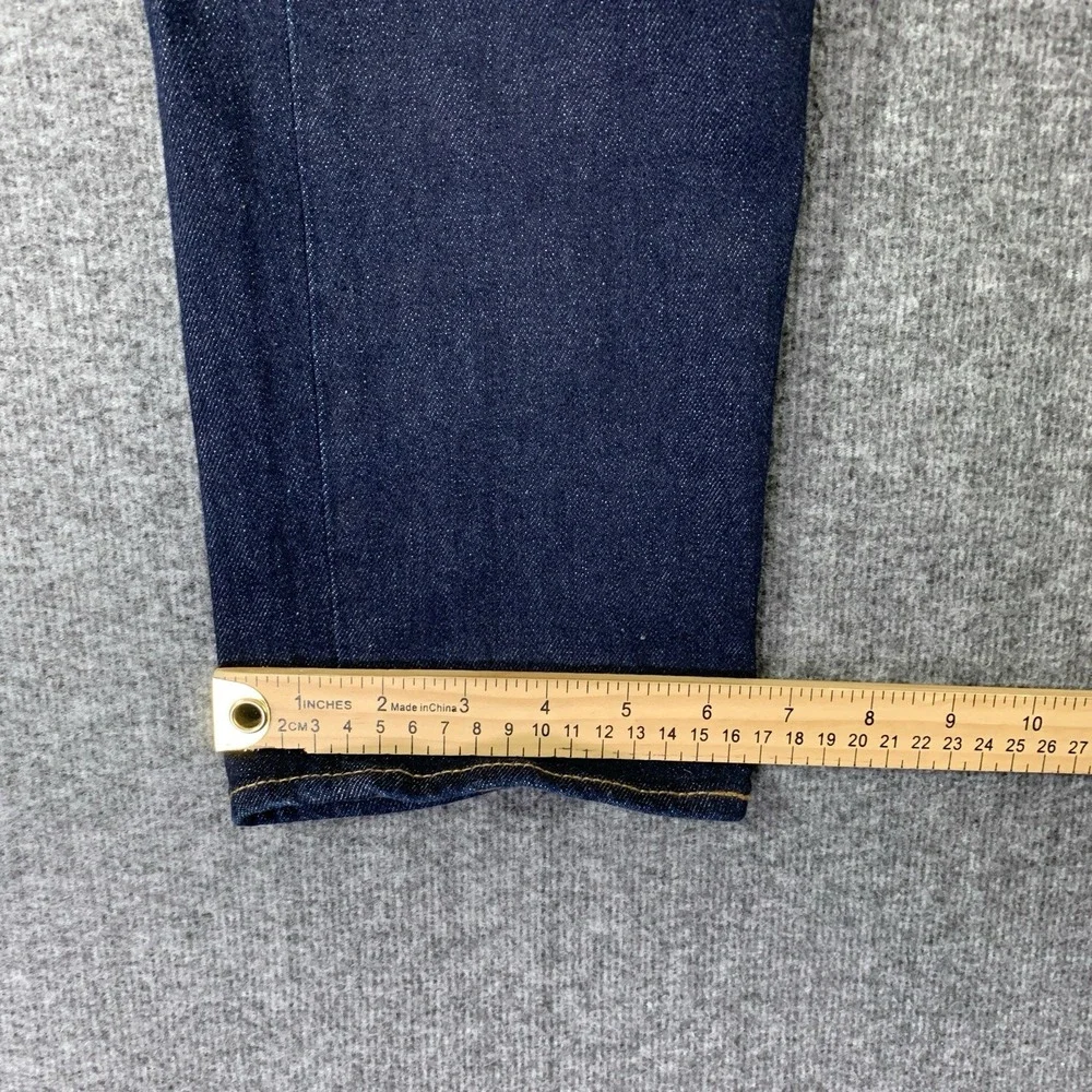 J Crew Japanese Denim Jeans Men 32x29 484 Slim Jurabo Dark Blue